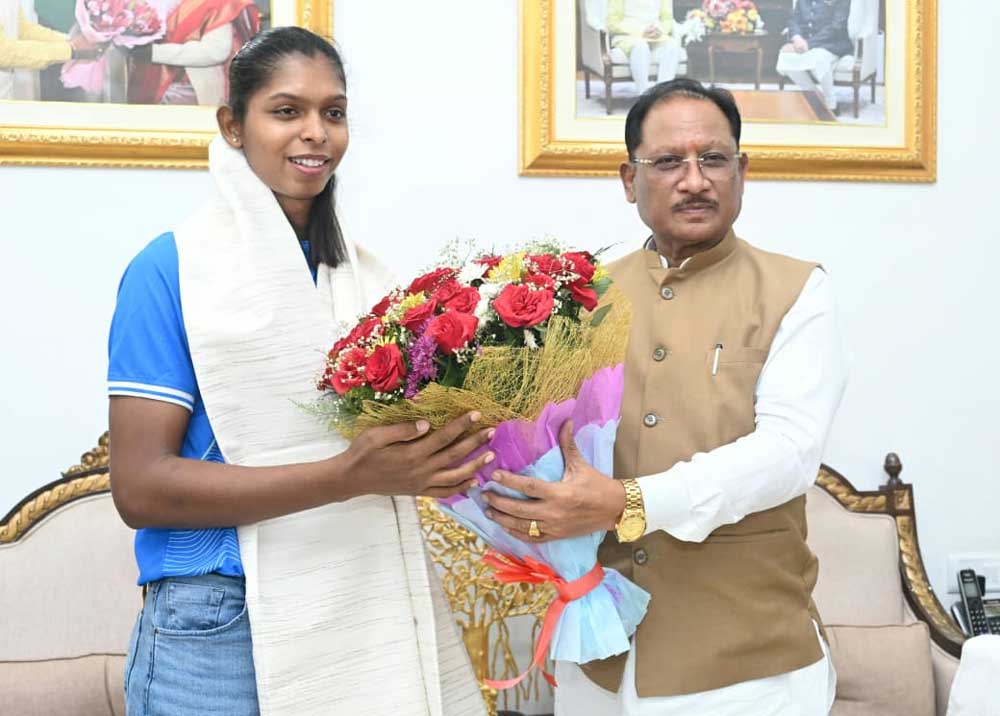 छत्तीसगढ़ की बेटी ने अपनी प्रतिभा और परिश्रम से देश-प्रदेश का मान बढ़ाया : मुख्यमंत्री साय