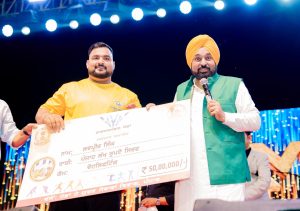 राष्ट्रमंडल खेल-2026 के रजत पदक विजेता हरजिंदर कौर और लवप्रीत सिंह का 50-50 लाख रुपये से सम्मान- भगवंत सिंह मान