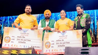 राष्ट्रमंडल खेल-2026 के रजत पदक विजेता हरजिंदर कौर और लवप्रीत सिंह का 50-50 लाख रुपये से सम्मान- भगवंत सिंह मान