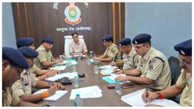 हथियारबाजी और चाकूबाजी पर अंबिकापुर IG सख्त, बोले- बदमाशों पर कसें नकेल
