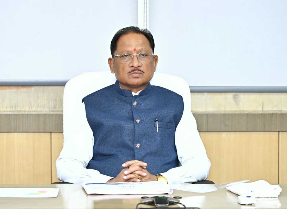 मुख्यमंत्री साय ने पारस पोर्टल के माध्यम से की प्रमुख योजनाओं एवं विकास कार्यों की राज्य स्तरीय समीक्षा मुख्यमंत्री साय ने पारस पोर्टल के माध्यम से की प्रमुख योजनाओं एवं विकास कार्यों की राज्य स्तरीय समीक्षा