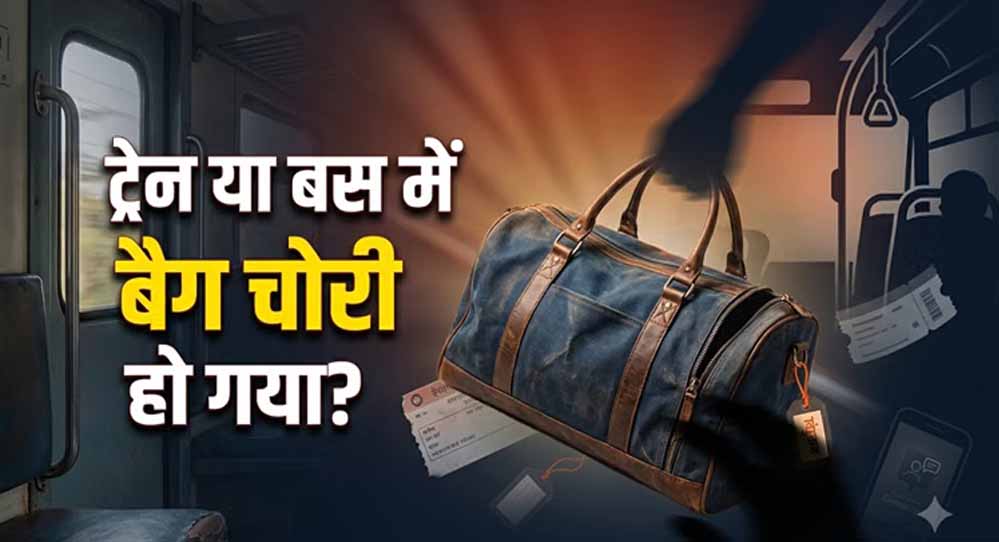 रेलवे की लापरवाही पड़ी भारी! यात्री का बैग चोरी होने पर ₹1.45 लाख भरने का आदेश रेलवे की लापरवाही पड़ी भारी! यात्री का बैग चोरी होने पर ₹1.45 लाख भरने का आदेश