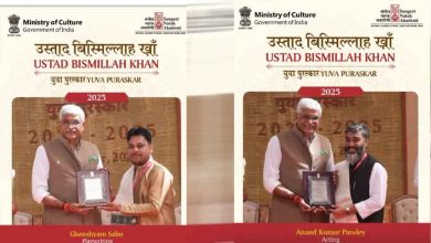 जशपुर के डॉ. आनंद पाण्डेय और सारंगढ़ के घनश्याम साहू को राष्ट्रीय सम्मान