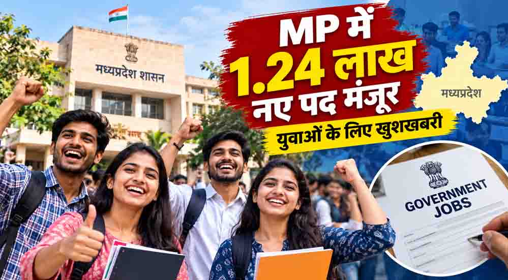 MP Government Jobs: मोहन सरकार का बड़ा फैसला, विभिन्न विभागों में 1.24 लाख पद स्वीकृत; जानें पूरी डिटेल