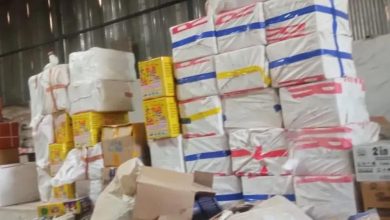 दीपावली से पहले पुलिस की बड़ी कार्रवाई, 250 से अधिक पटाखों के कर्टन जब्त