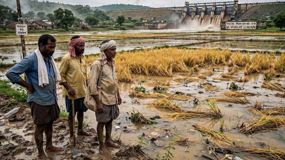 बस्तर में बाढ़ का कहर, 300 से ज्यादा गांव प्रभावित; फसल नुकसान पर किसानों को मिलेगा मुआवजा