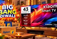 Flipkart Diwali Sale: 43 इंच का Xiaomi 4K Smart TV ₹14,000 सस्ता, कार्ड ऑफर से कीमत ₹20,749