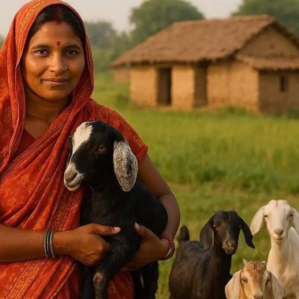 गोड्डा की प्रियंका बनीं मिसाल, बकरी पालन से संवारी जिंदगी और महिलाओं को दिया रोजगार का रास्ता