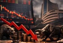 Stock Market Crash: सेंसेक्स-निफ्टी में बड़ी गिरावट, निवेशकों को ₹10 लाख करोड़ का झटका Stock Market Crash: सेंसेक्स-निफ्टी में बड़ी गिरावट, निवेशकों को ₹10 लाख करोड़ का झटका