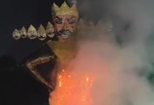 Bilaspur दशहरा: साइंस कॉलेज मैदान में होगा 80 फीट के रावण का दहन