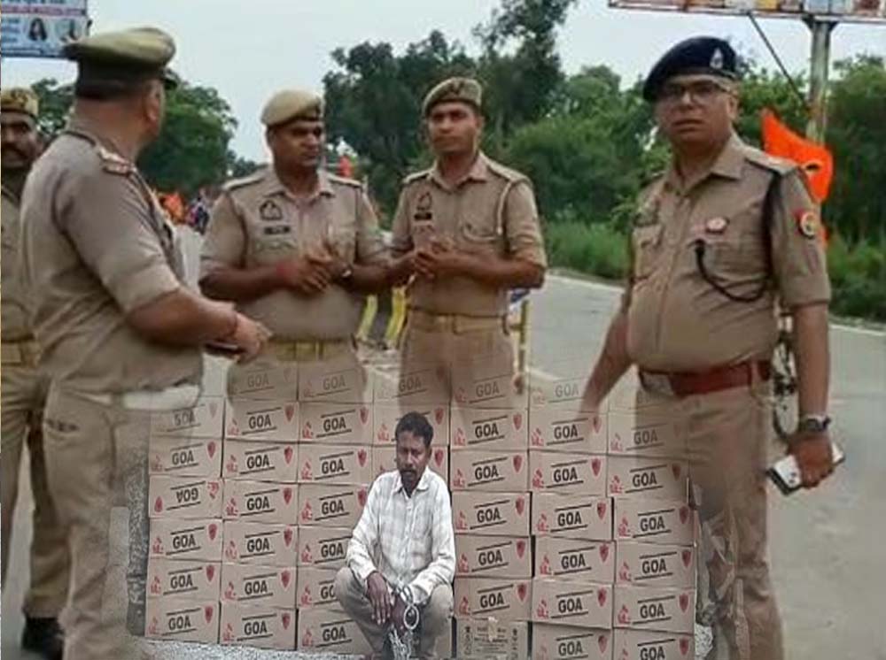 दशहरा मेले से पहले बस्तर पुलिस की बड़ी कार्रवाई, 75 पेटी शराब पकड़ी