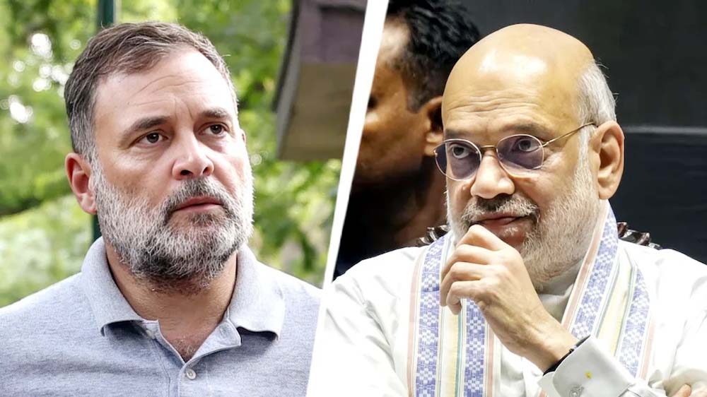 SIR पर शाह का वार, राहुल पर घुसपैठियों को बचाने का आरोप