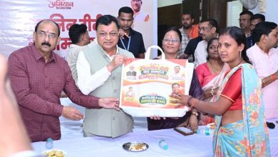 निःस्वार्थ जनसेवा से साकार हो रहा ‘नर सेवा- नारायण सेवा’ का भाव: मंत्री देवांगन