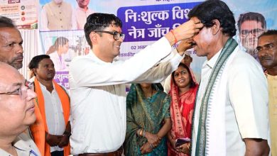 3165 जरूरतमंदों को निःशुल्क चश्मे और 800 लोगों को दवाइयां वितरित